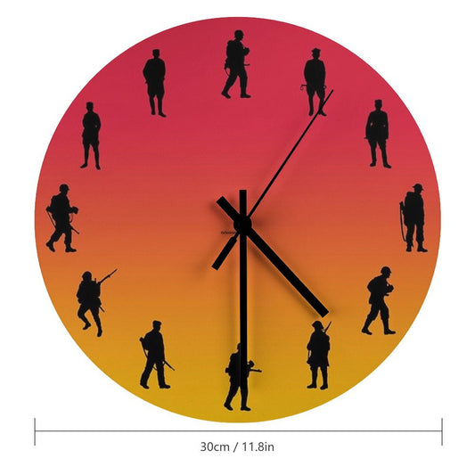 ASL Leader Clock Wall Clock