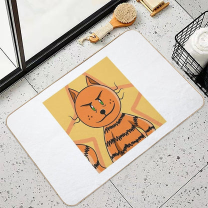 Petey The Cat  Fade-Resistant Bath Mat
