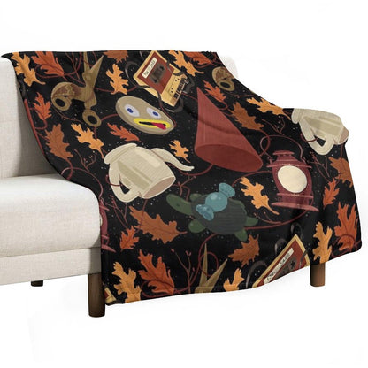 Over The Garden Wall Pattern Throw Blanket
