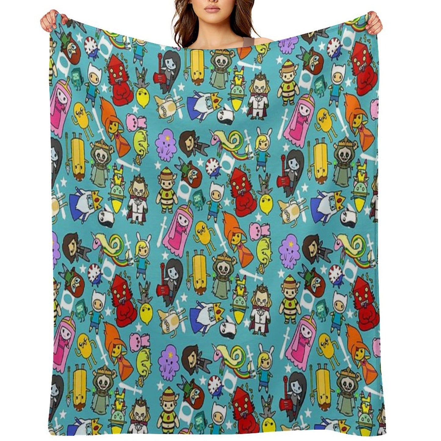 Time for Adventures Throw Blanket