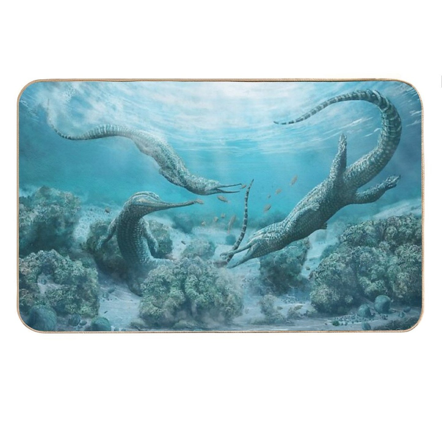 Mystriosuchus Steinbergeri Bath Mat