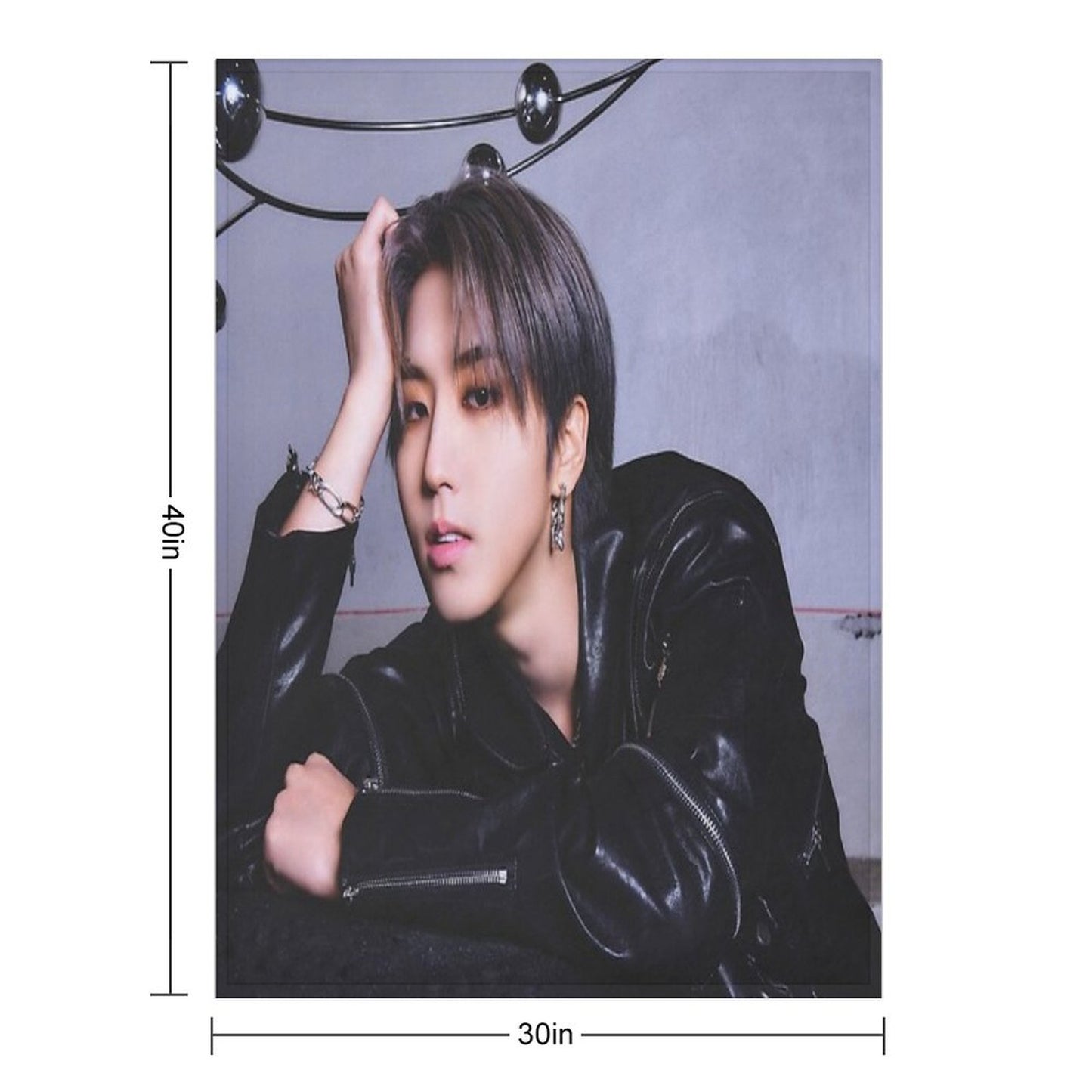 STRAY KIDS HAN Throw Blanket