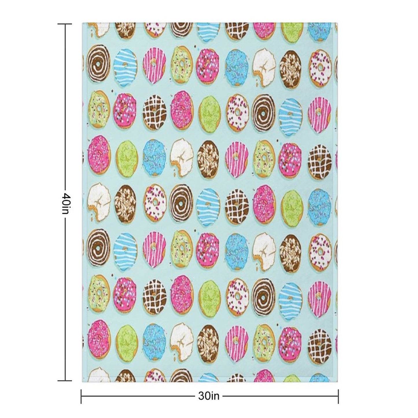Sweet Donuts Throw Blanket