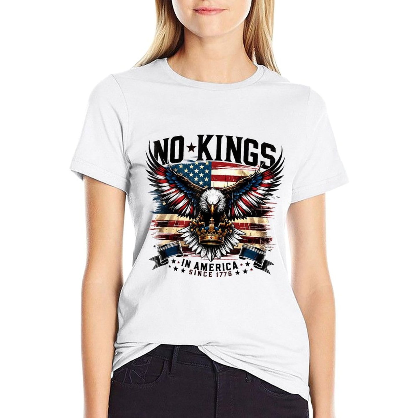 No Kings In America Since 1776  Lightweight T-Shirt