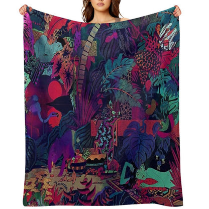 Glass Animals Throw Blanket