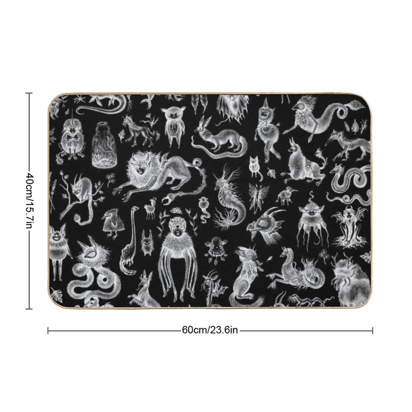 We Are Not Alone - Inverted Durable Bath Mat