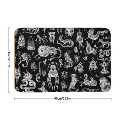 We Are Not Alone - Inverted Durable Bath Mat
