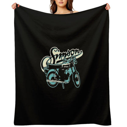 S51 Moped Drivers And GDR Fans. Throw Blanket