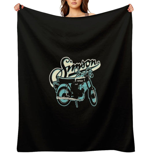 S51 Moped Drivers And GDR Fans. Throw Blanket