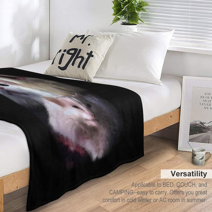 Triple Thurston Moon Cats! Throw Blanket