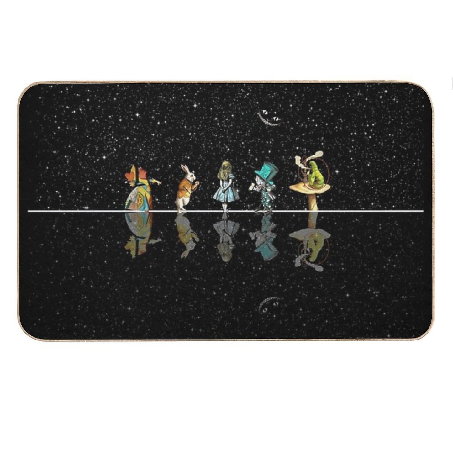 Wonderland Starry Night - Alice In Wonderland Bath Mat