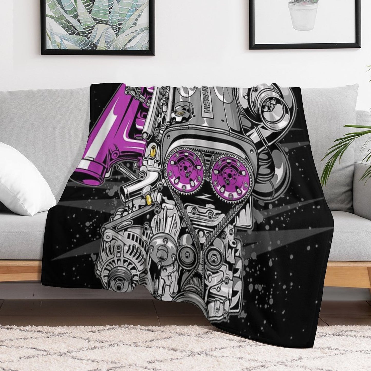 Nissan RB26 Engine Throw Blanket