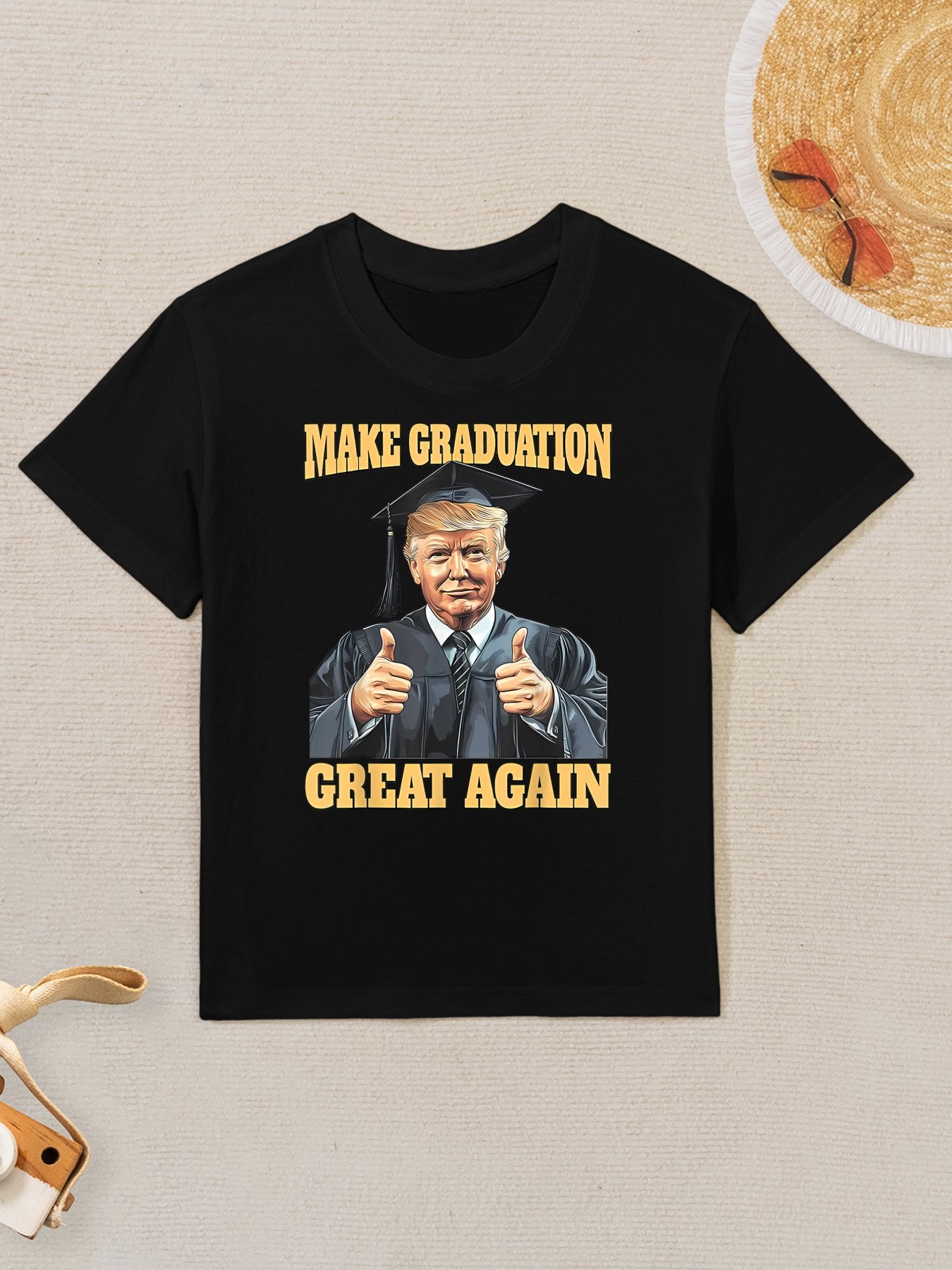 Funny Trump Graduation Make Graduation Great Again Kids T-Shirt