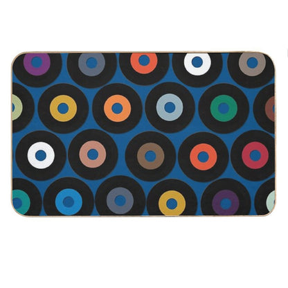VINYL Blue Bath Mat