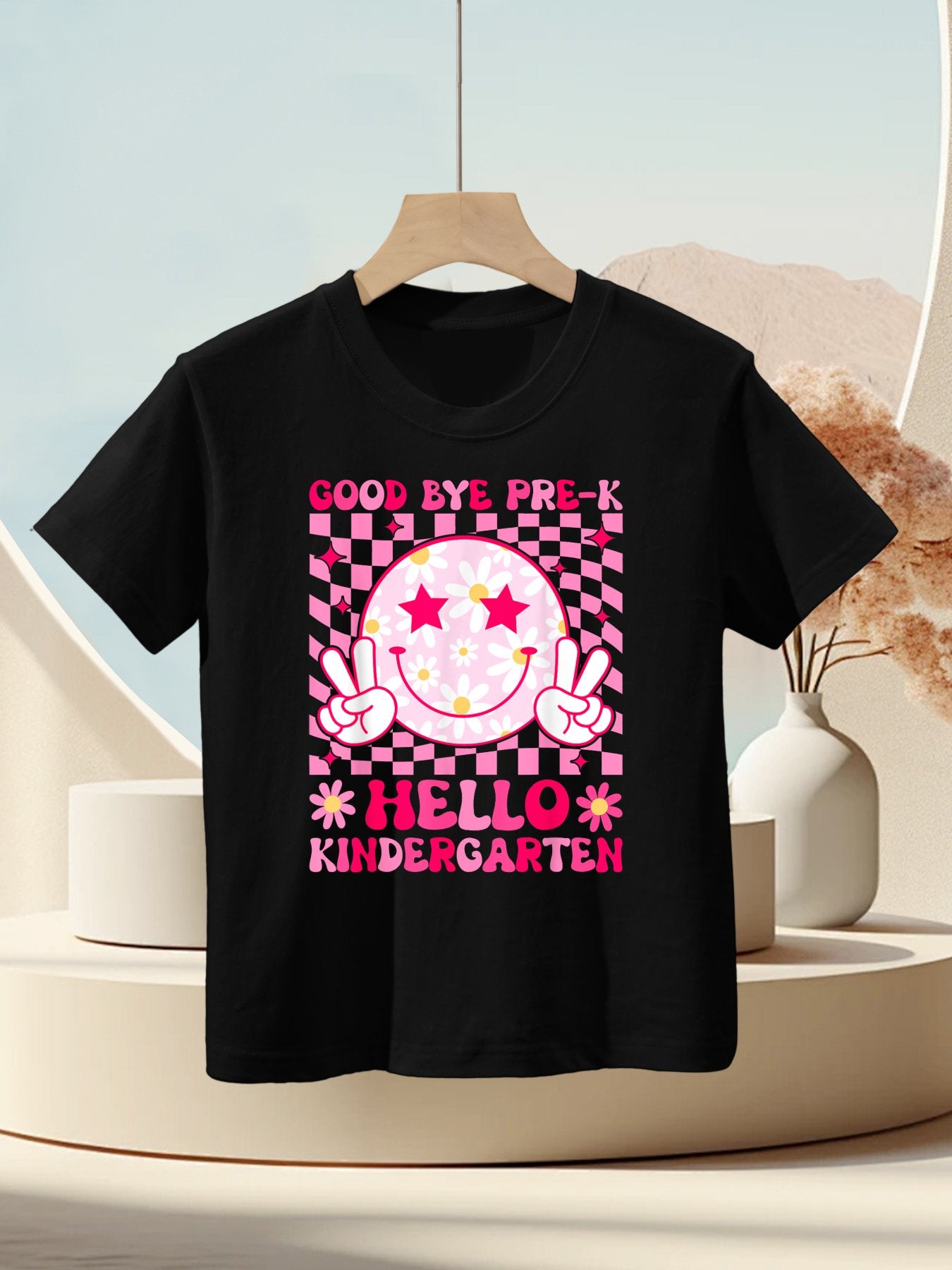 Goodbye PreK Hello Kindergarten Last Day of Pre K Graduation Kids T-Shirt