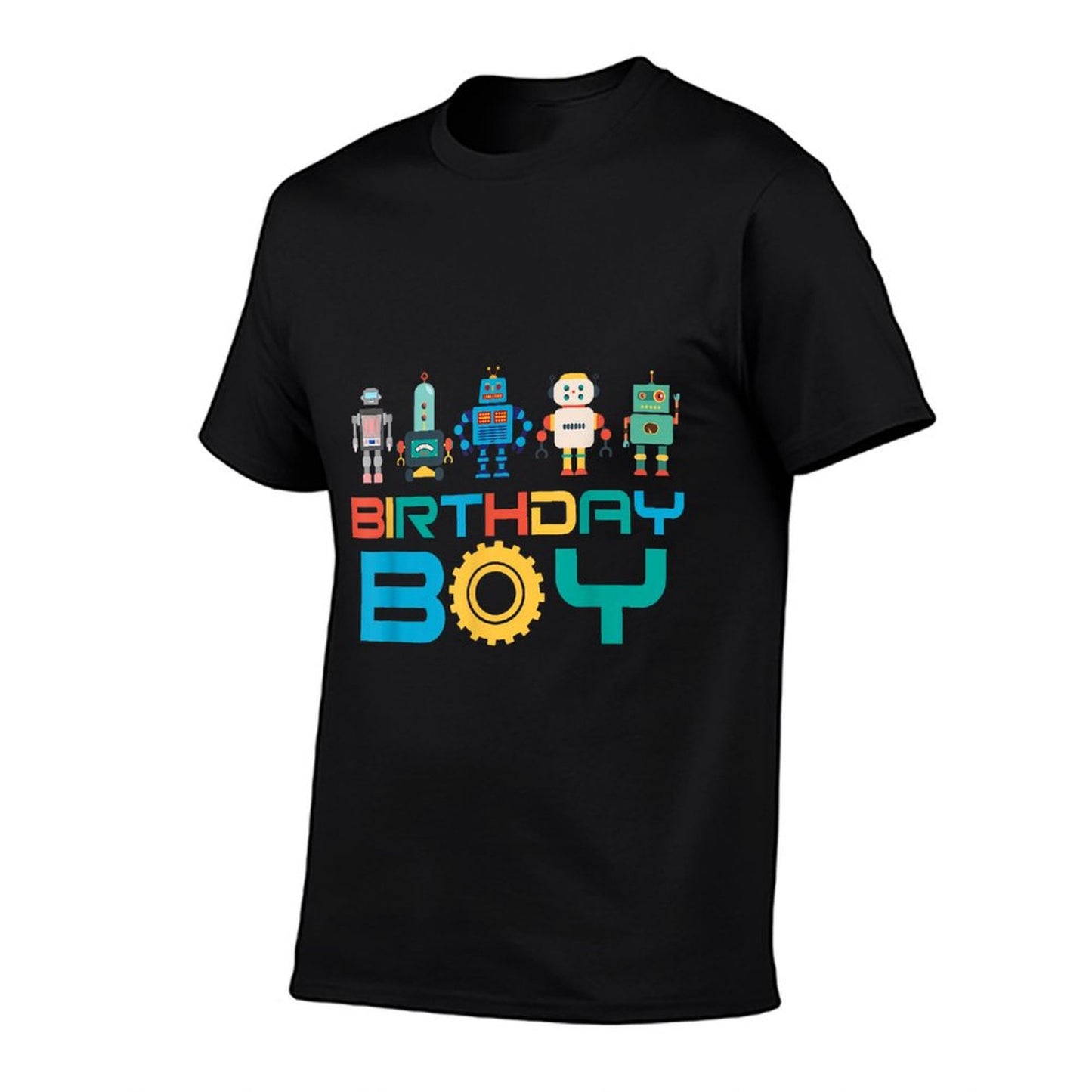 Robots Birthday Party Decorations All Ages Robotic Kids Boys T-Shirt