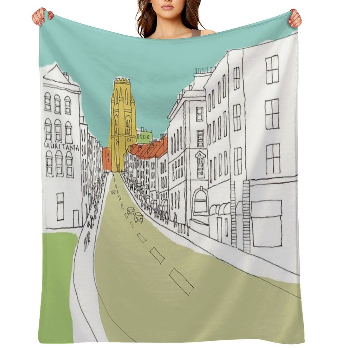 Park Street, Bristol, UK Throw Blanket