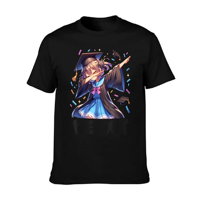 We Out Graduate Dabbing Anime Girl Grad Funny Graduation T-Shirt