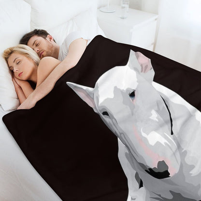 English Bull Terrier Throw Blanket