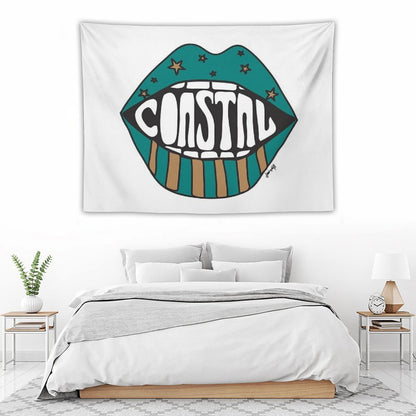 Coastal Carolina Funky Lips Tapestry