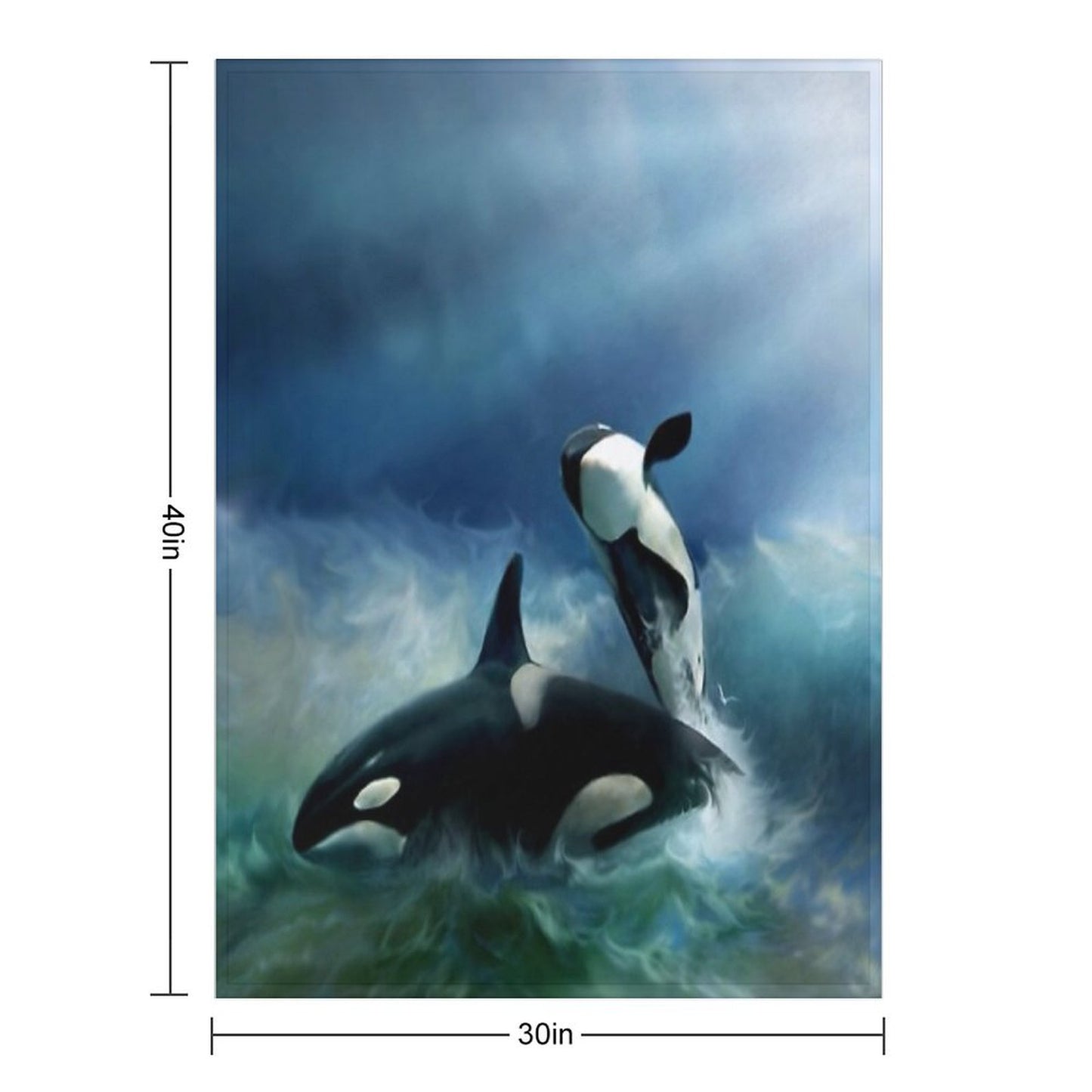 Orca Throw Blanket