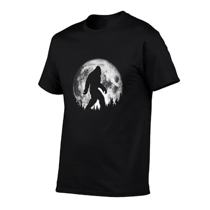 Bigfoot Night Stroll! Cool Full Moon & Trees Sasquatch T-Shirt