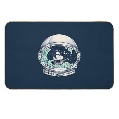 Spaceship  Toxin-Free Bath Mat