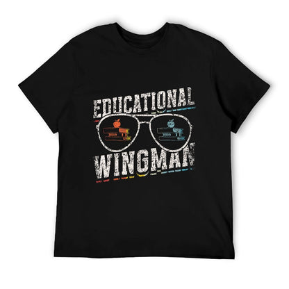 Educational Wingman Assisting Teacher Teaching Assistant T-Shirt