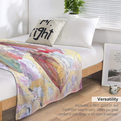 Three Worlds Throw Blanket