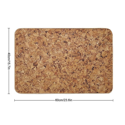 Cork Texture Bath Mat