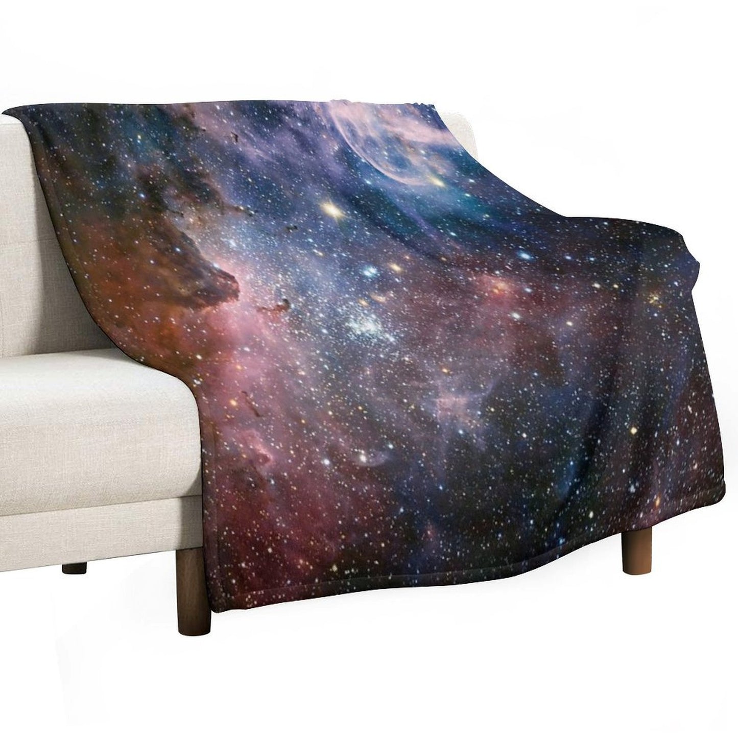 Galaxy - Nebula 01 Throw Blanket