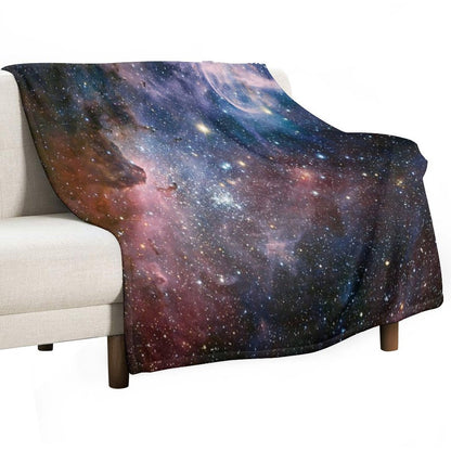 Galaxy - Nebula 01 Throw Blanket