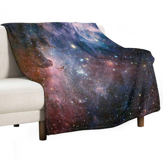 Galaxy - Nebula 01 Throw Blanket