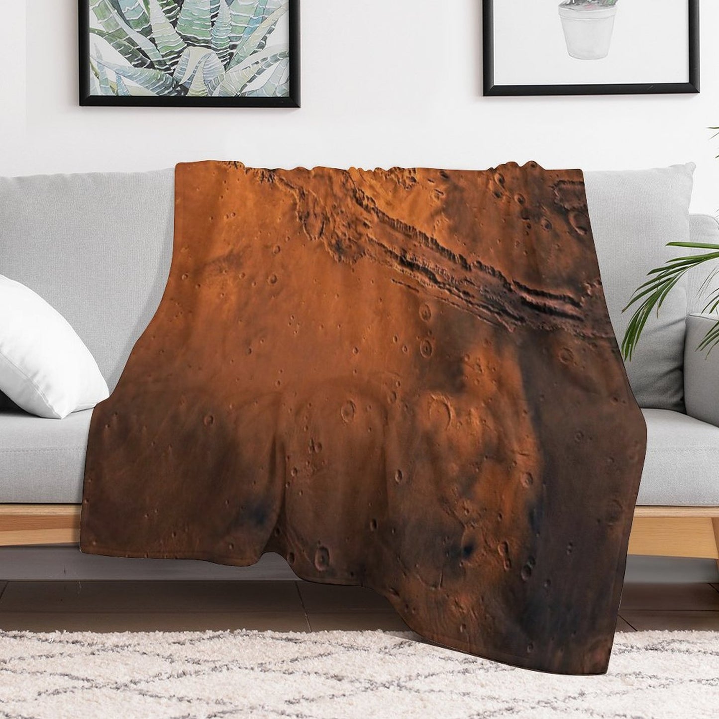 Mars Throw Blanket