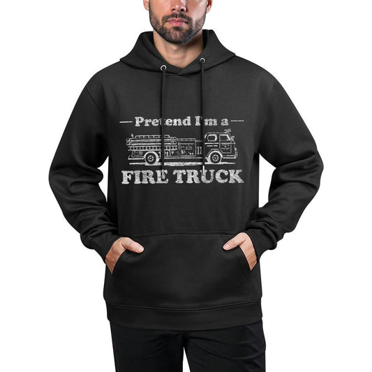 FIRE TRUCK HALLOWEEN COSTUME PRETEND IM A FIRE TRUCK Durable Construction Hoodie