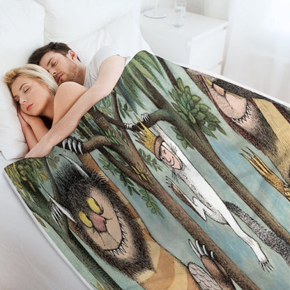 The Wild Things Are Throw Blanket