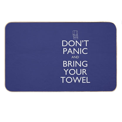 Don't Panic And Bring Your Towel Bath Mat