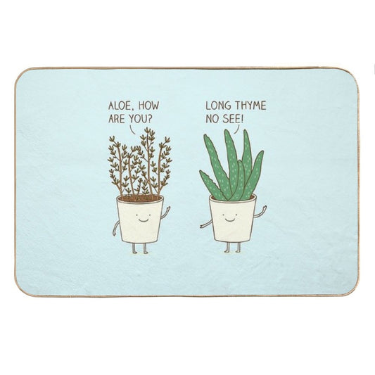 Garden Etiquette Bath Mat