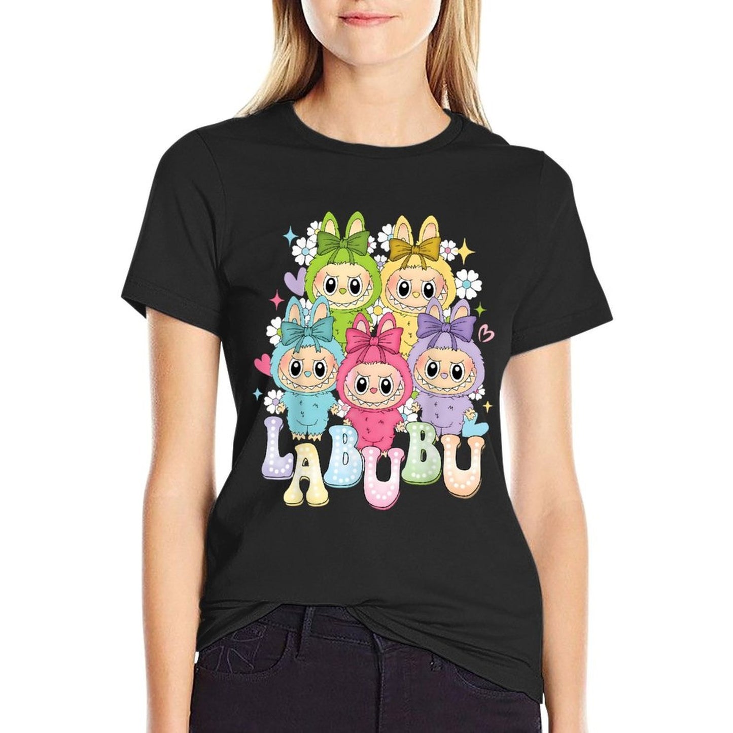 Cute Labubu The Monsters Funny Labubu Lover Men Women Kid  Affordable Price T-Shirt