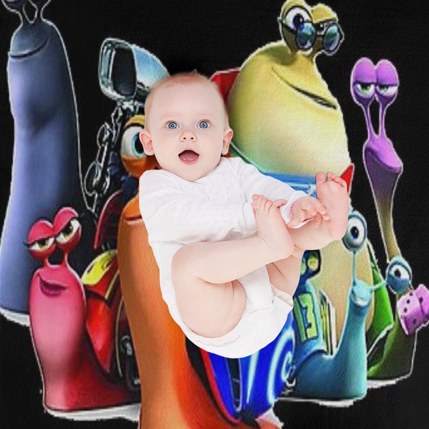 Snail Turbo Throw Blanket