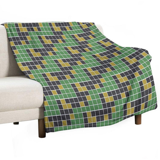 Wordle Grid Throw Blanket