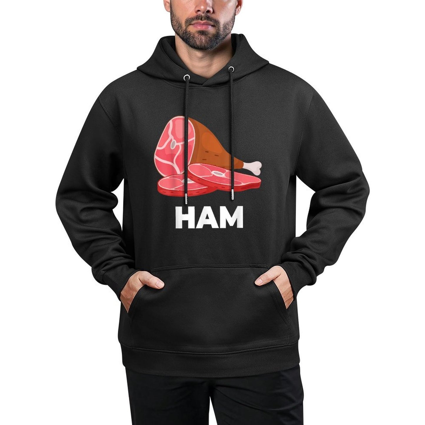 Ham Matching Dishes Food Costumes Christmas Thanksgiving Casual Wear Hoodie