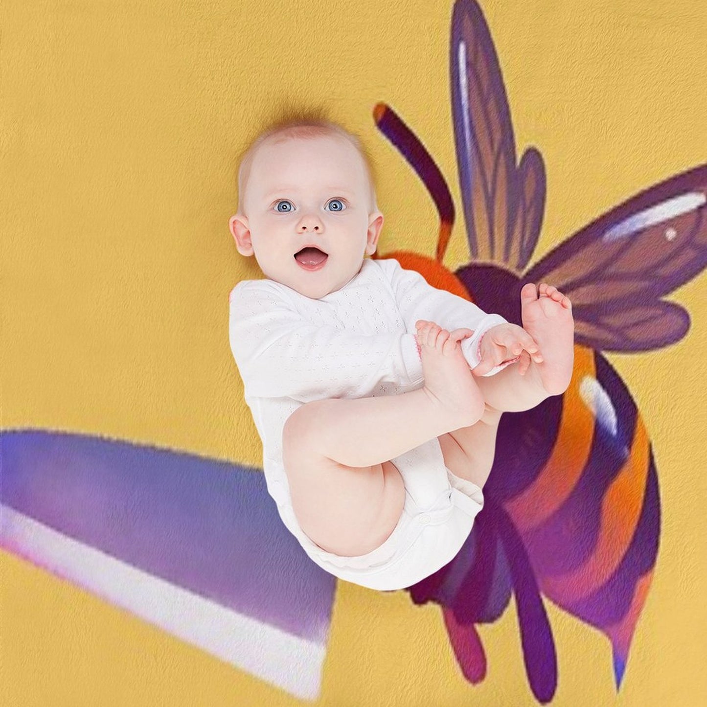 Asian Giant Hornet Throw Blanket