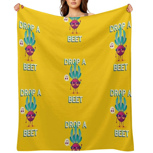 Drop A Beet Throw Blanket