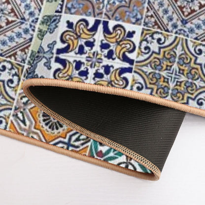 Set of 48 Ceramic Tiles Patterns Bath Mat