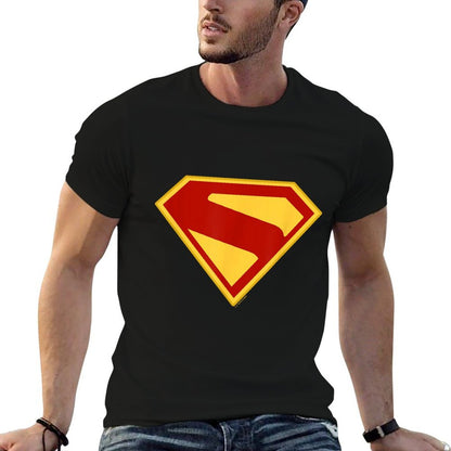 SUPERMAN (2025 Movie) S-Shield  High-quality Stitching T-Shirt