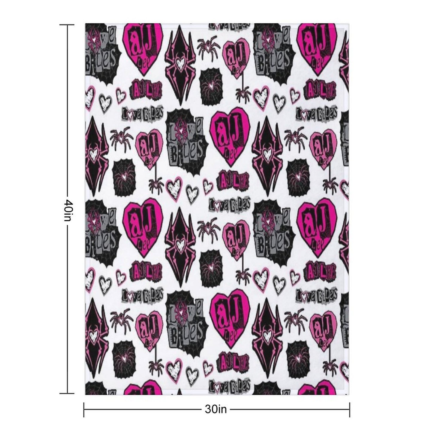 Love Bites Throw Blanket