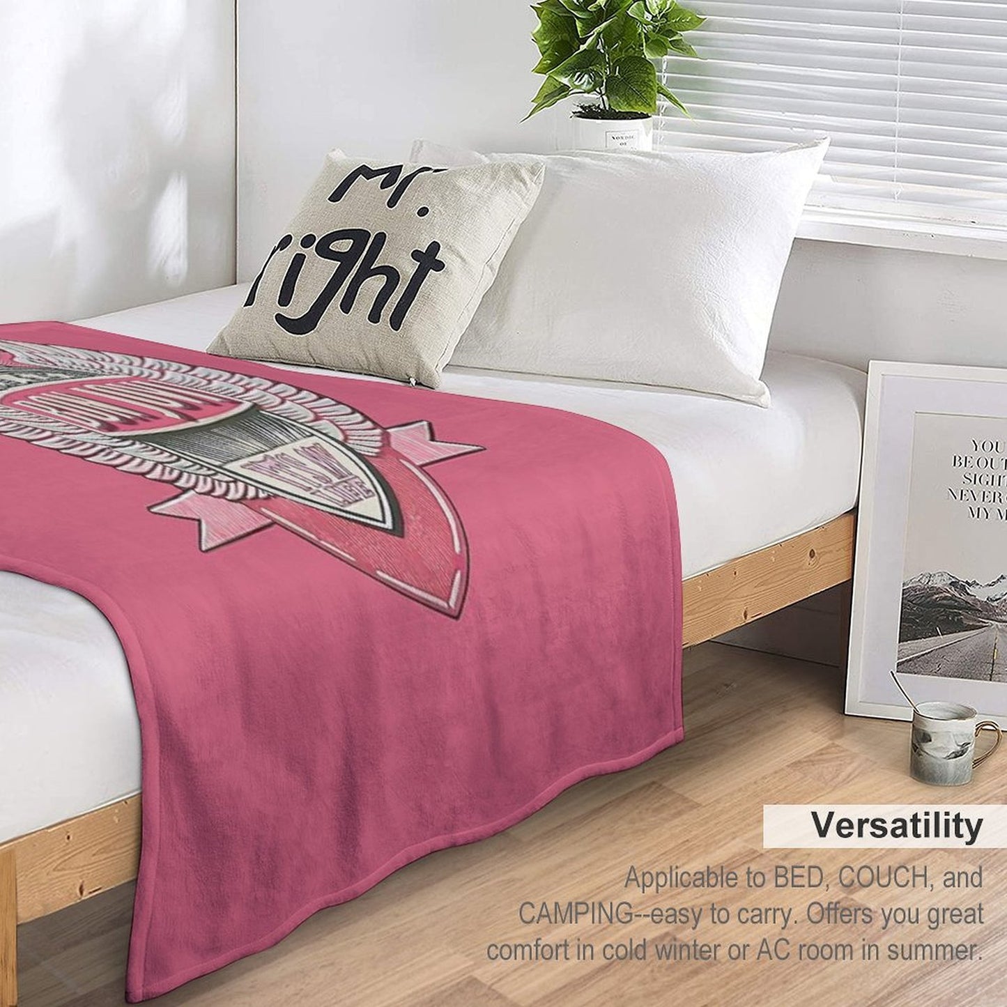 Vintage BJ It's My Life Throw Blanket