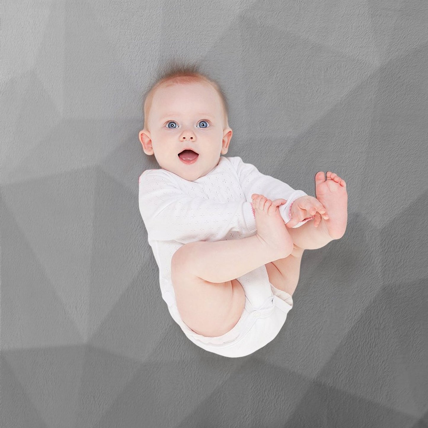 Gray Gradient Geometric Mesh Pattern Grey Elegant Design Throw Blanket