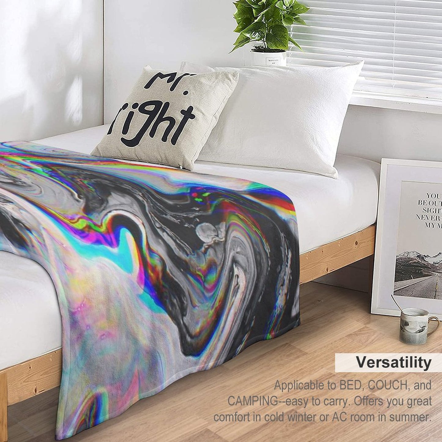 CONFUSION IN HER EYES THAT SAYS IT ALL Throw Blanket